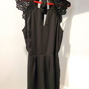 Sexy romper with cutout back